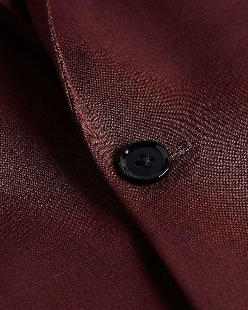 Mens Iconic Maroon Tuxedo Suit