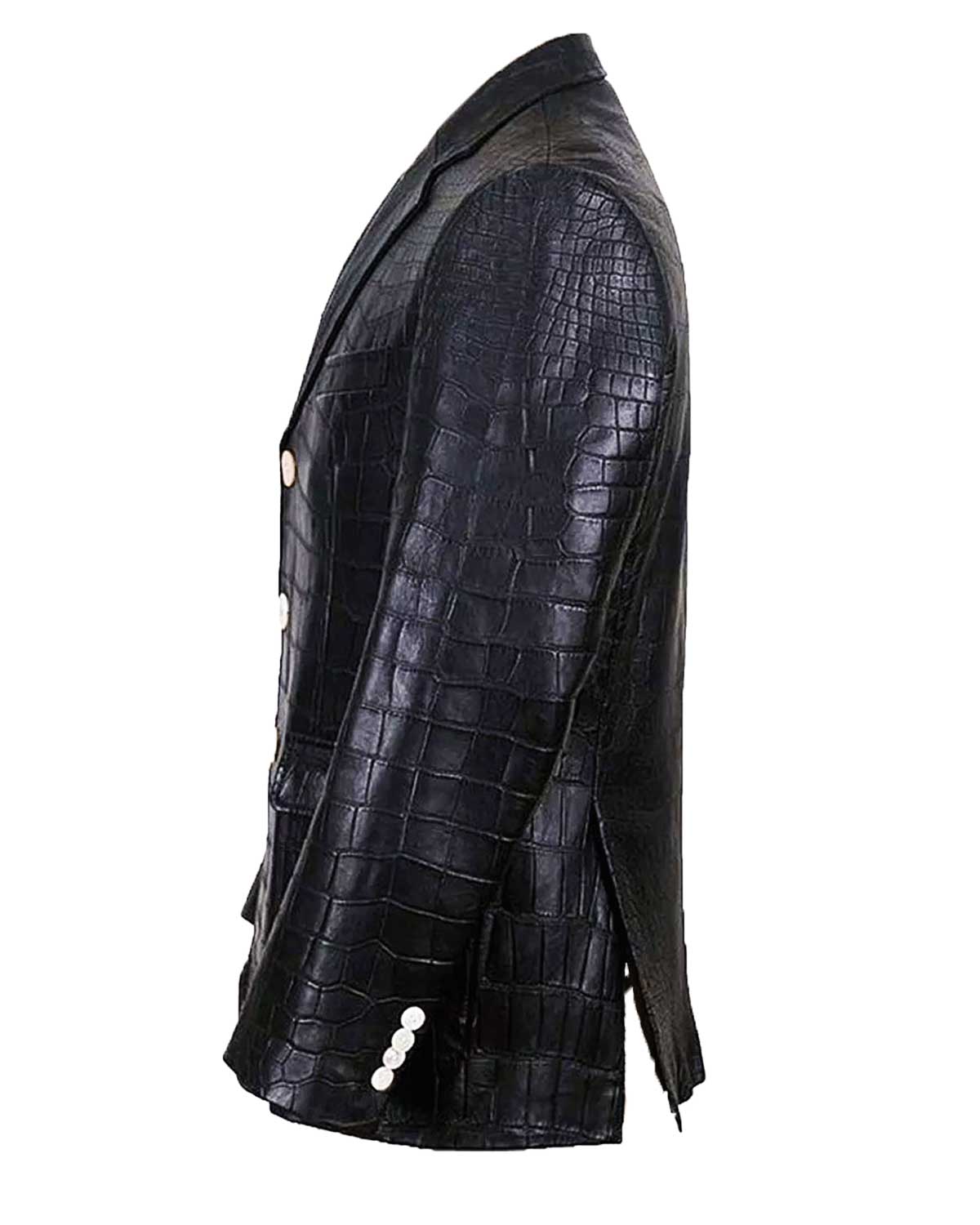 Alligator Luxury Black Blazer