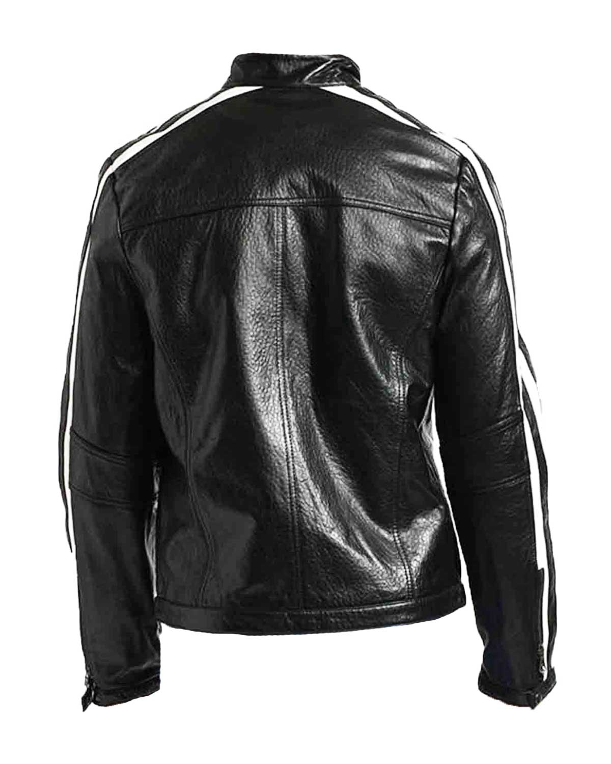 Men's Biker Striped Jacket