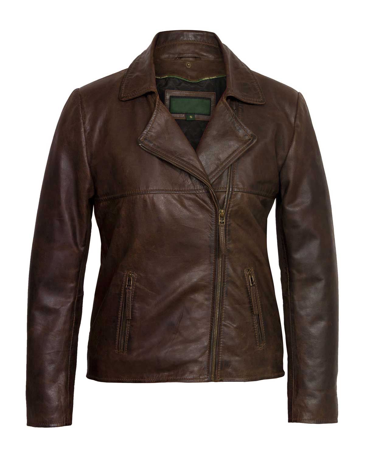 Women’s Brown Leather Flying Jacket