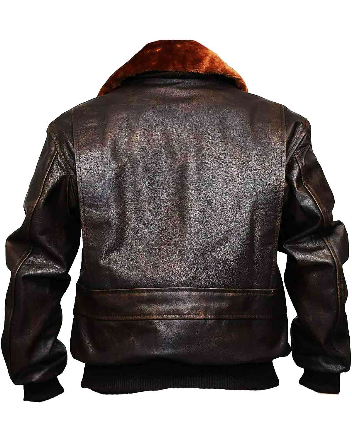 Mens Flying G1 Bomber Leather Jacket