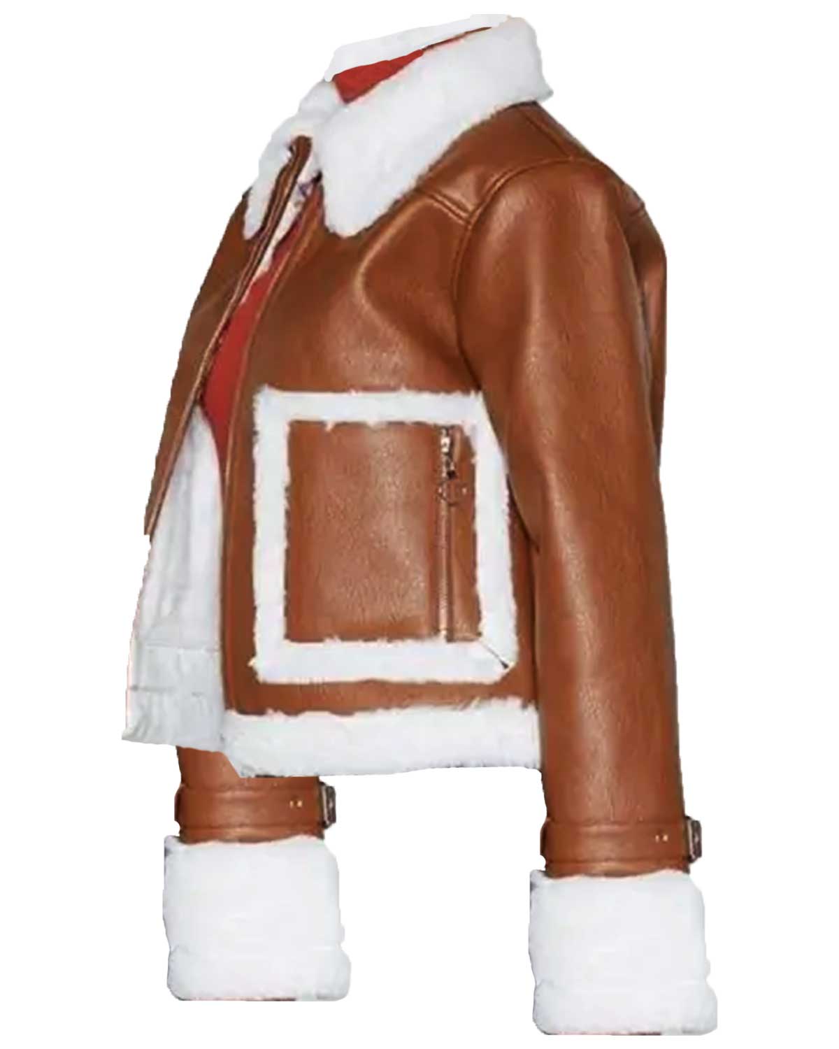 Women’s Brown Aviator Jacket