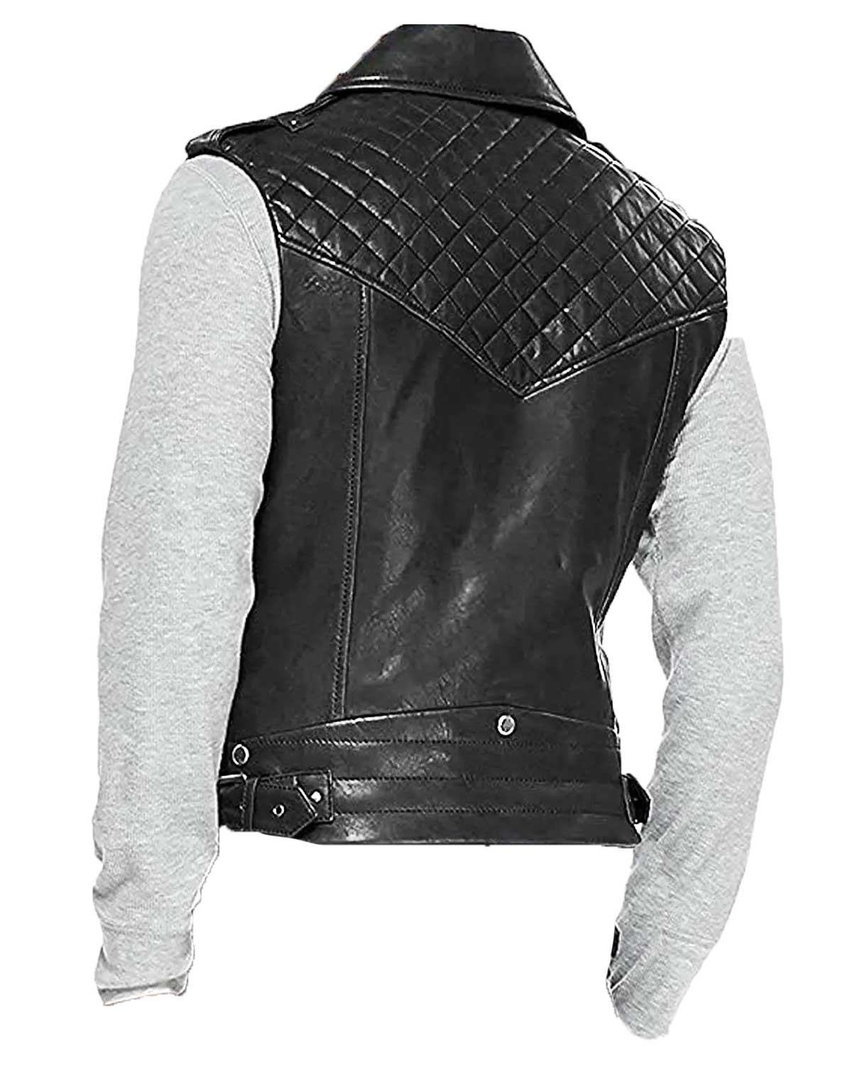 Men’s Cafe Racer Asymmetrical Zipper Vest