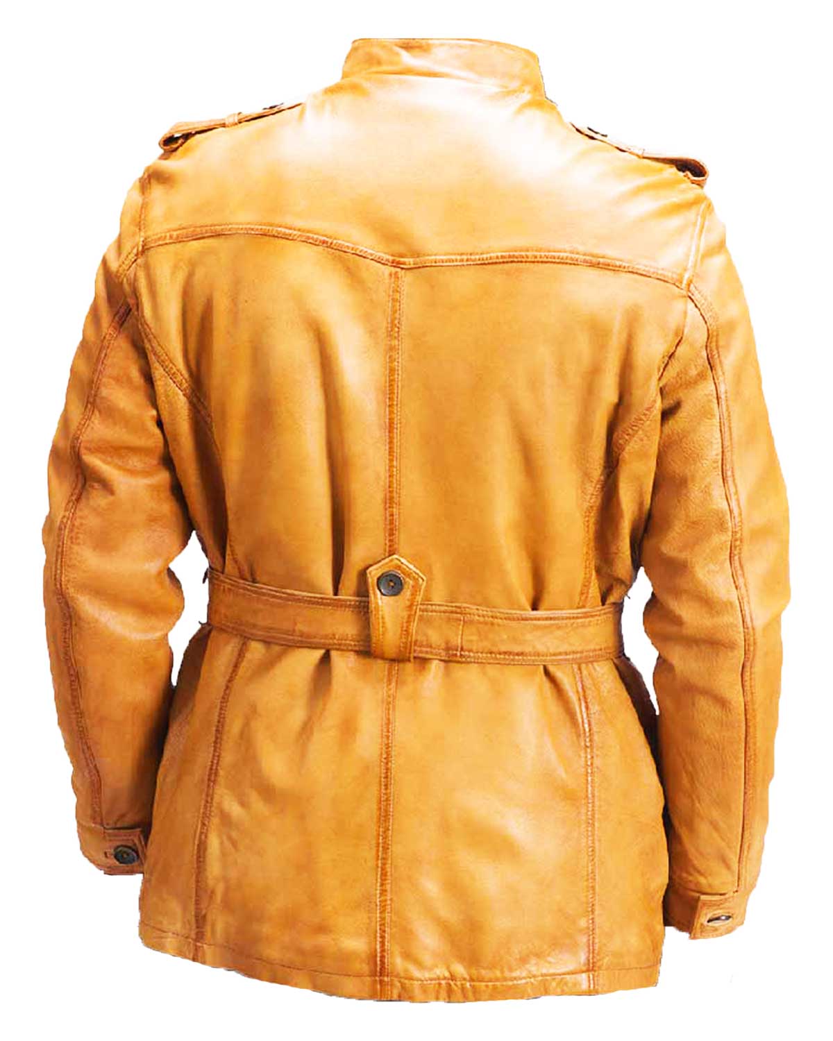 Hunter Tan Brown Fur Jacket