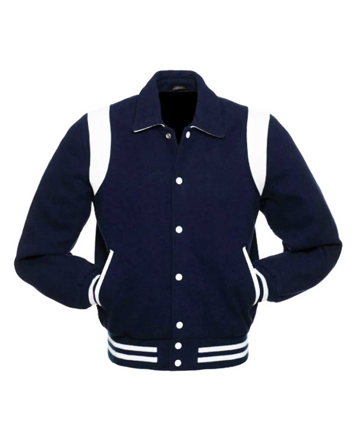 Byron Collar Varsity Letterman Jacket