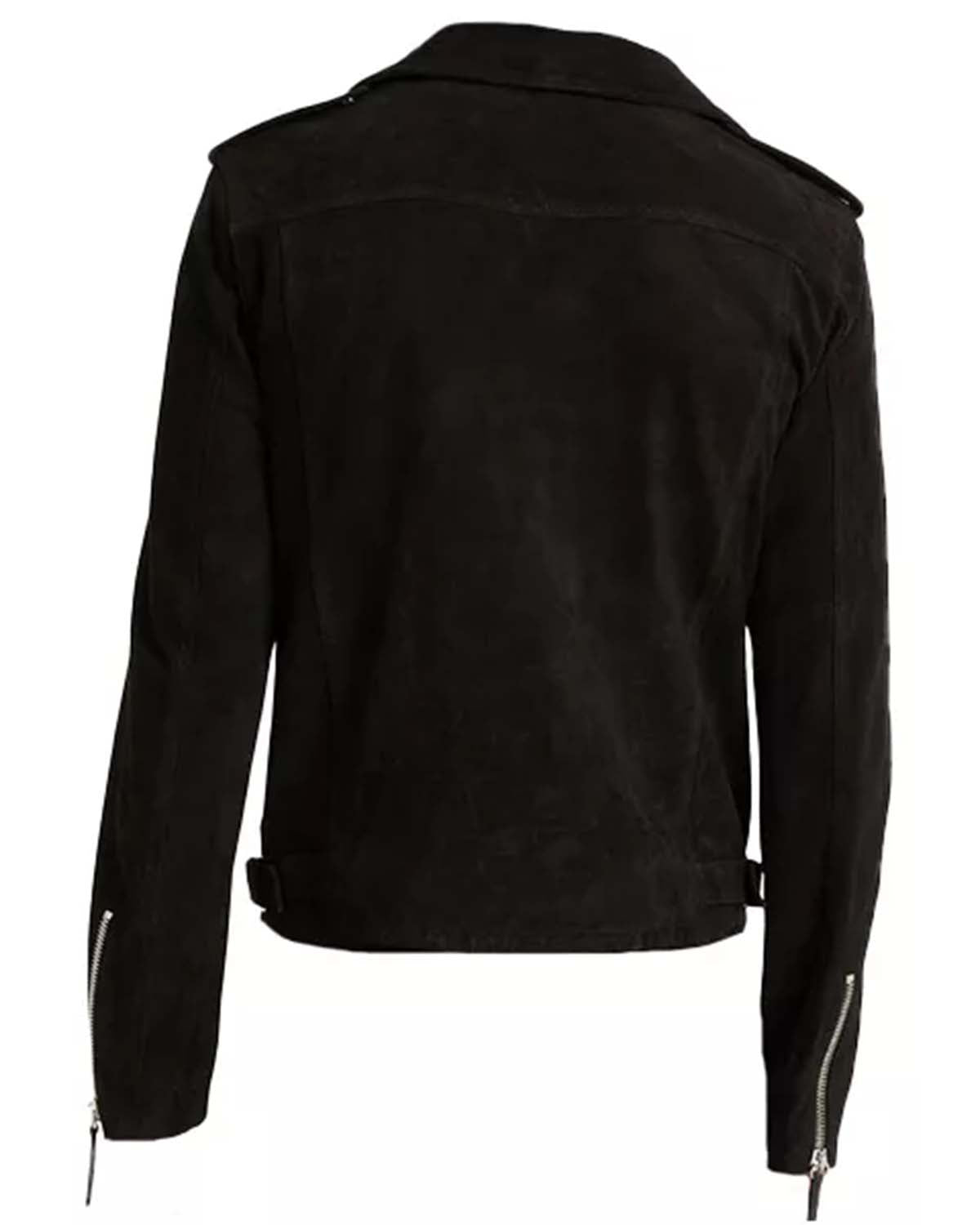 Mens Suede Motorcycle Jacket