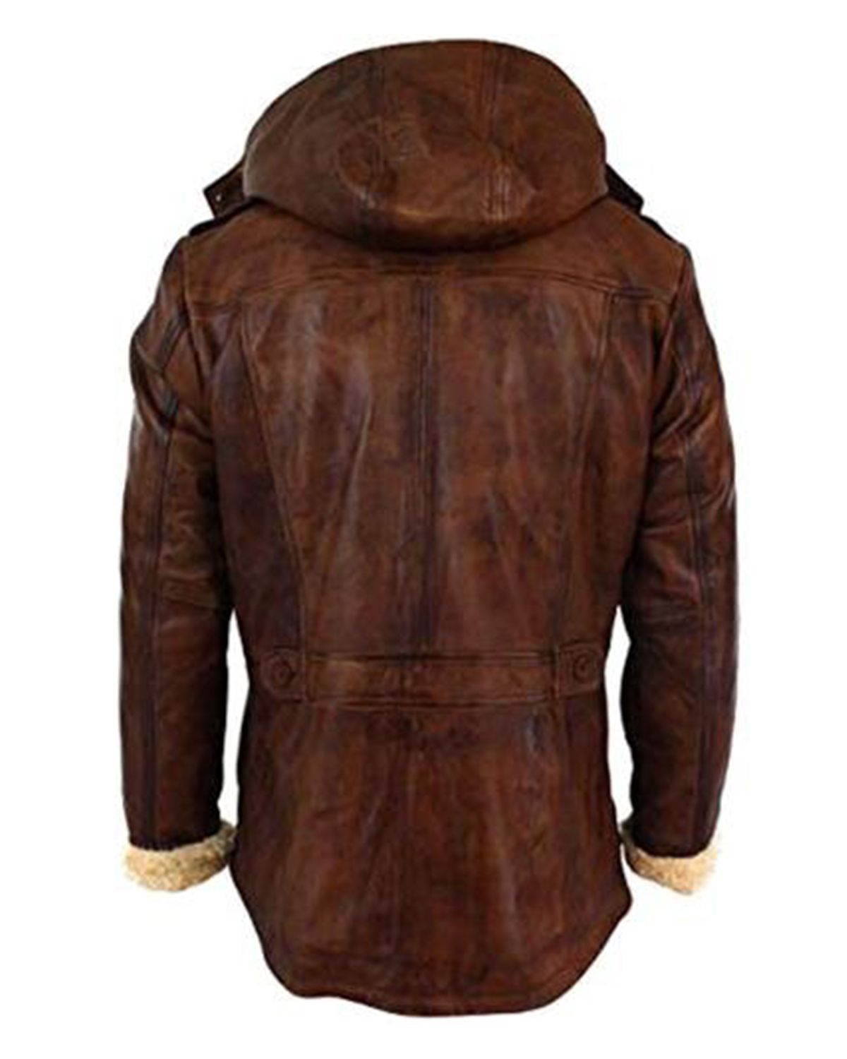 Men's Detachable Brown Duffle Coat