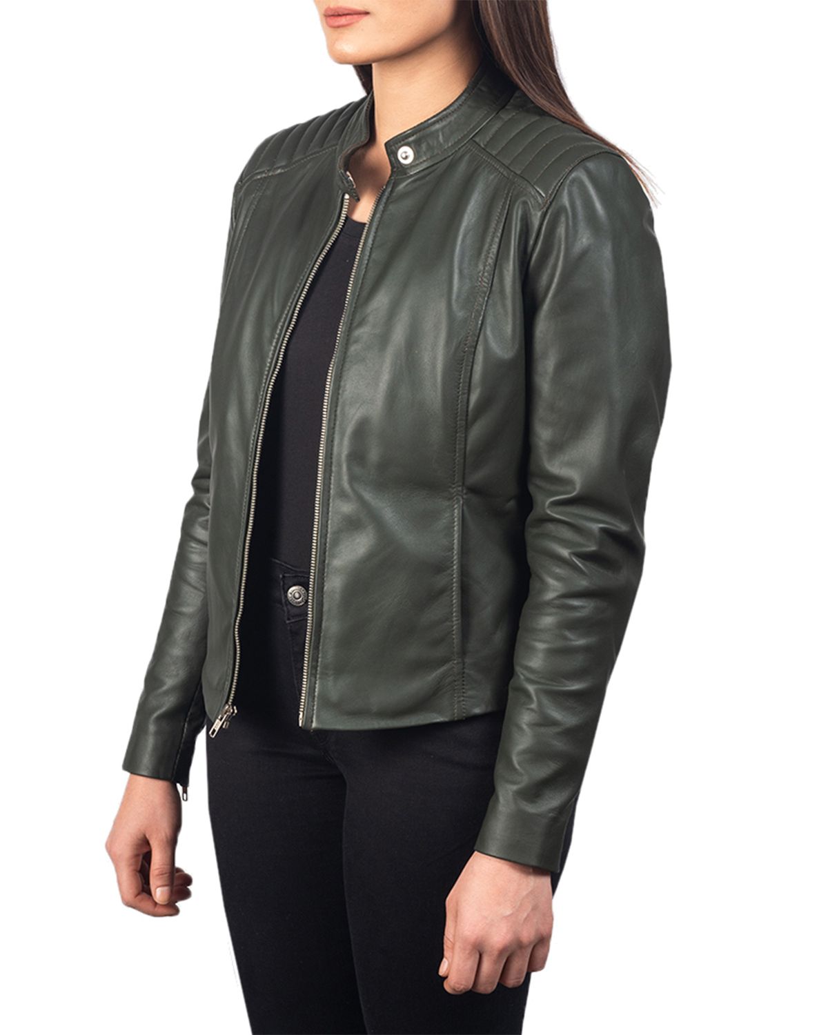 Women's Slim Fit Biker Jacket