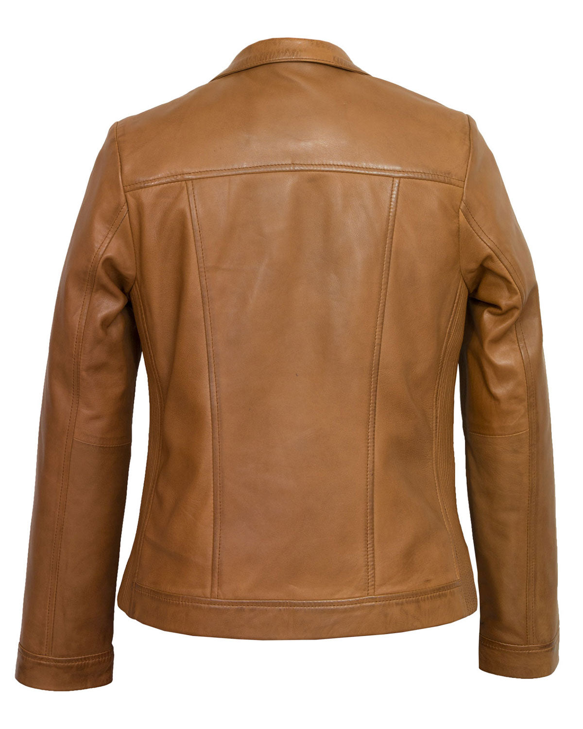 Women’s Tan Leather Jacket